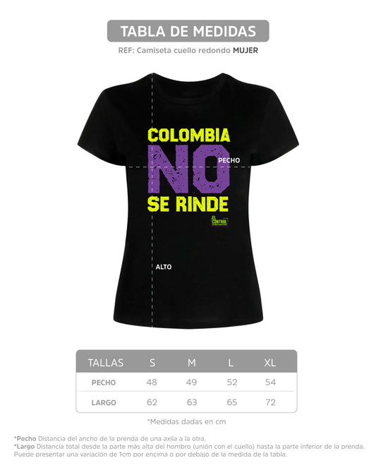 Camiseta “Colombia No Se Rinde” - Edición Orgullo Nacional