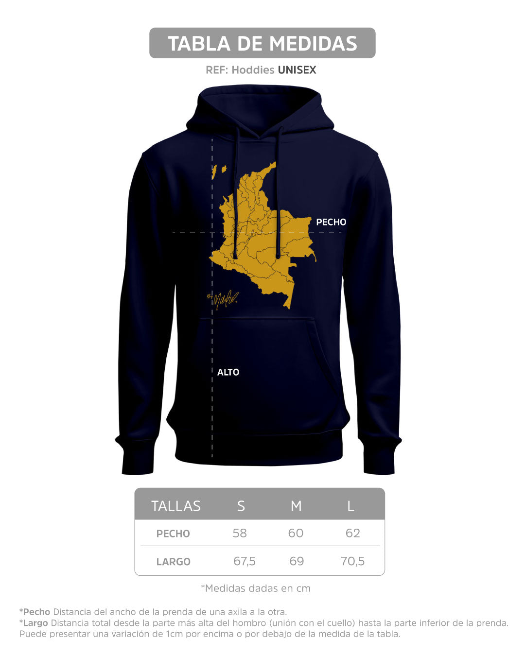 Hoodie "Colombia Prospera"